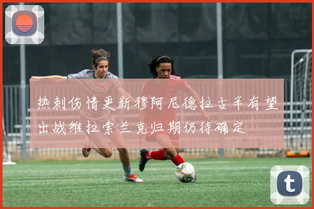 热刺伤情更新穆阿尼德拉古辛有望出战维拉索兰克归期仍待确定